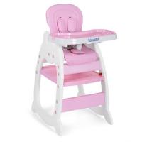 купить Детский стульчик для кормления Bambi M 3612-8 трансформер (розовый)