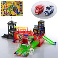 купить Детская парковка для игр ZY-642 Robot Trains двухэтажная