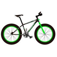 купить Спортивный велосипед 26 дюймов Profi EB26POWER 1.0 S26.2 стальная рама 17 дюймов (черно-зеленый)