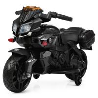 купить Детский электромотоцикл Bambi M 3832ELM-2 колеса EVA и матовая покраска (черный)