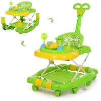 купить Детские ходунки 3в1 качалка Bambi M 3848-2 с родительской ручкой и музыкой (зеленые)