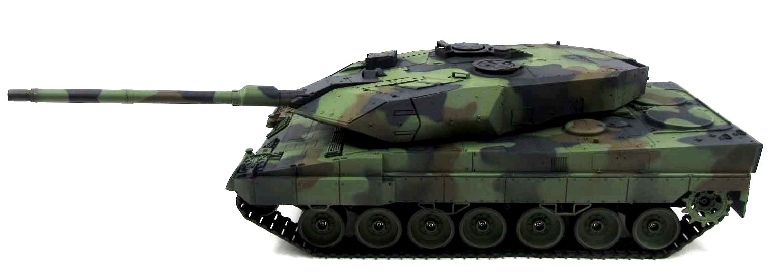 фото Танк р/у 2.4GHz 1:16 Heng Long Leopard II A6 с пневмопушкой и дымом (HL3889-1)