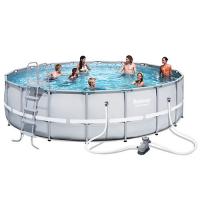 купить Бассейн каркасный Bestway 56427 с аксессуарами (549-132 см)