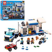 купить Детский конструктор Lepin 02017 полицейский трейлер (404 детали)