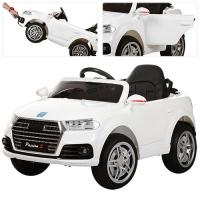 купить Детский электромобиль джип AUDI M 3179EBLR-1 кожаное сиденье (белый)