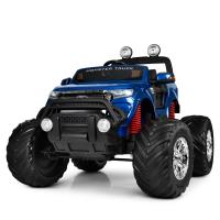 купить Полноприводный джип-монстр Ford Ranger M 4013(MP4)EBLRS-4 с монитором и автокраской (синий)