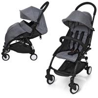купить Детская прогулочная коляска M 3548-11 YOGA книжка (серая)