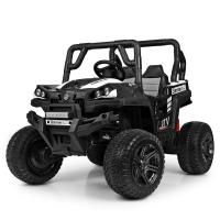 купить Детский джип Bambi M 3983EBLR-1 с полным приводом и кожаным сиденьем (белый)