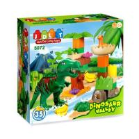 купить Детский игровой конструктор 5072 JDLT , Динозавры, (35 деталей)