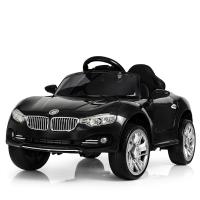купить Детский электромобиль BMW Bambi M 3175EBLR-2 с кожаным сиденьем (черный)