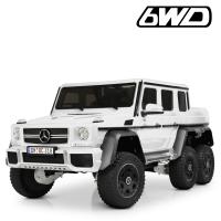 купить Детский внедорожник Mercedes M 4211EBLR-1 полноприводный шестиколесный (белый)