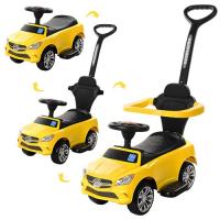 купить Детская каталка-толокар BAMBI M 3503C-6 с родительской ручкой (желтый)