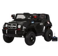 купить Детский электромобиль Джип M 2404 AR-2 Mercedes кубик с резиновыми колесами (черный)