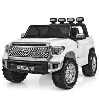 купить Детский джип Toyota Tundra JJ2266AEBLR-1 с кожаным сиденьем (белый)