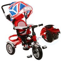 купить Трехколесный детский велосипед TurboTrike M 3114-2A резина (красный)