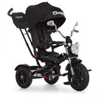 купить Детский трехколесный велосипед TURBOTRIKE M 4056-20 колясочный поворотный (черный)