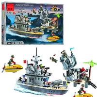 купить Игровой конструктор BRICK 819 "Катер береговой охраны" (505 деталей)