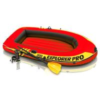 купить Надувная лодка EXPLORER PRO 300 Intex 58358 с веслами и насосом (244-117-36 см)