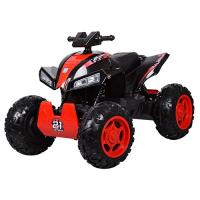 купить Квадроцикл для детей Bambi M 3607EL-2-3 четыре мотора кожаное сиденье (красно-черный)