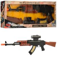купить Детский автомат WEX-C8A копия AK свет и звук (81,5см)