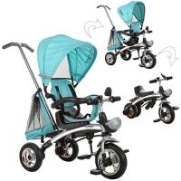 купить Велосипед – беговел ITRIKE M 3212A-1 TURBO TRIKE 2в1 (голубой)