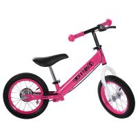 купить Беговел для детей 12 дюймов PROFI KIDS M 3440AB-7 резиновые колеса (розовый)