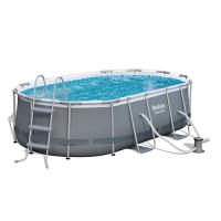 купить Бассейн каркасный Bestway 56620 с аксессуарами (424-250-100 см)