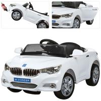 купить Детский электромобиль машина BMW M 3105EBR-1 два мотора (белый)