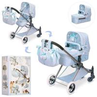 купить Демисезонная коляска для куклы DeCuevas 80722 3в1 сумка корзина