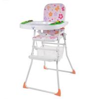 купить Детский музыкальный стульчик для кормления M 0405-2 BAMBI с корзиной (цветочки)