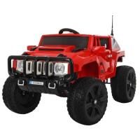 купить Детский электромобиль джип Bambi M 3570 EBLR-3 кожаное сиденье (красный)