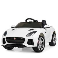 купить Детская машина Jaguar M 3994EBLR-1 полный привод и кожаное сиденье (белая)