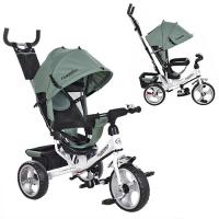 купить Колясочный велосипед TurboTrike M 3113-17 колеса ЕВА (хаки)
