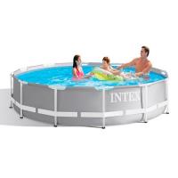купить Каркасный бассейн Intex 26706 лестница и фильтр-насос (305-99 см)