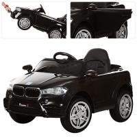 купить Электромобиль для детей джип BMW M 3180EBLR-2 два мотора (черный)
