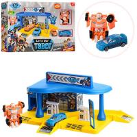 купить Гараж с машинкой и трансформером Tobot 8614