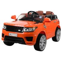 купить Детский электромобиль джип Bambi M 2775 EBLR-7 кожаное сиденье (оранжевый)