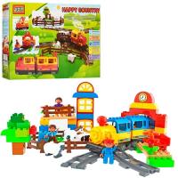 купить Детский конструктор JIXIN M 0437 U/R железная дорога животные