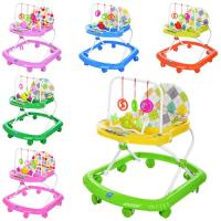 купить Детские ходунки М 0591 с подвесными игрушками