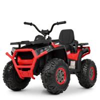 купить Детский квадроцикл Bambi M 4081EBLR-2-3 два мотора колеса ЕВА (черно-красный)