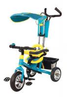 купить Трехколесный велосипед для детей Profi Trike M 0207 Eva Foam голубой
