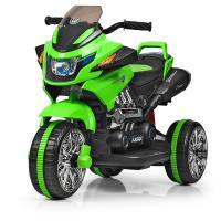 купить Мотоцикл для детей Bambi M 3928L-5 светящиеся колеса и корпус (зеленый)