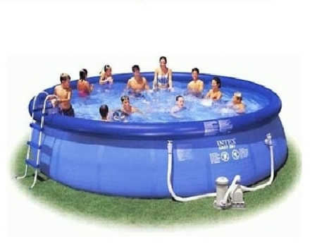 фото Синий круглый надувной бассейн Intex Easy Set Pool Intex 56912 (457 х 122 см)