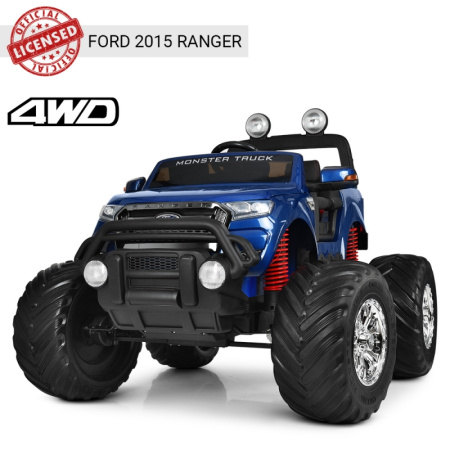 фото Монстр-внедорожник для детей Ford Ranger M 4013EBLRS-4 автомобильная краска (синий)