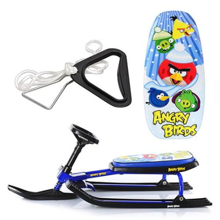 фото Детский снегокат MS 0899 Angry Birds (синий)