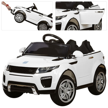 фото Детский джип Range Rover M 3213EBLR-1 колеса EVA (белый)