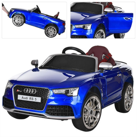 фото Детский электромобиль Audi M 3468EBLRS-4 автокраска (синий)