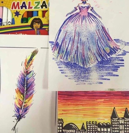 фото Волшебные фломастеры меняющие цвет MALINOS Malzauber 25 (12+9+4) шт