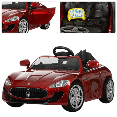 фото Спортивный электромобиль Maserati M 3285EBLRS-3 автокраска (красный)