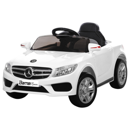 фото Десткий электромобиль Mercedes BAMBI M 2772EBLR-1 кожа двери открываются (белый)